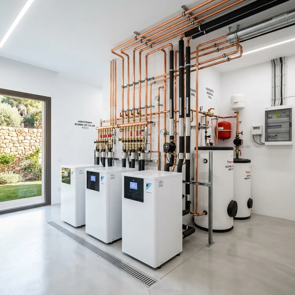 Salas de máquinas y climatización para hostelería en Mallorca